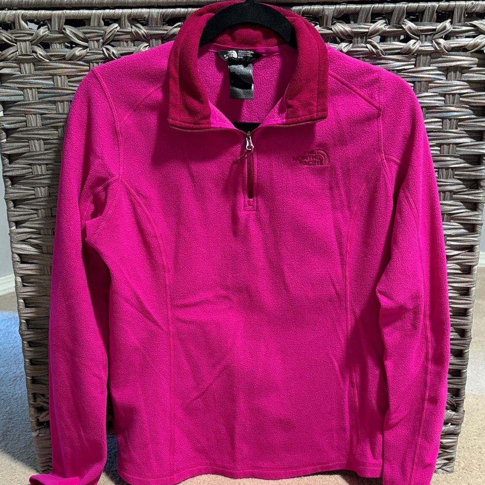 The North Face Magenta Fleece Half-Zip